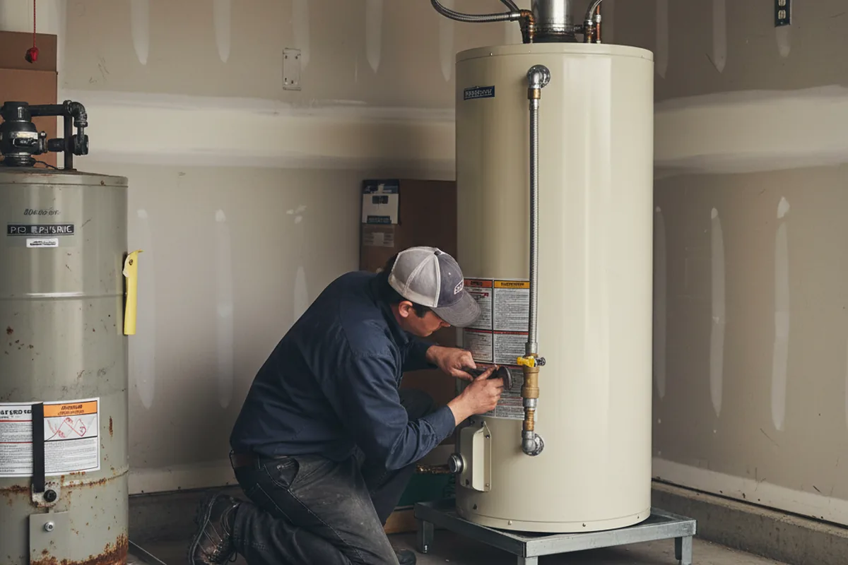 Water heater and shutoff valve replacement in Alamosa